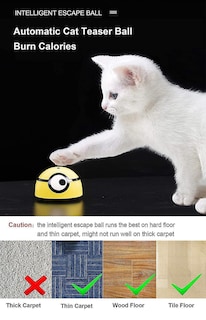 Foto 4 | Foto 4 | Pelota De Escape Interactiva Para Gatos Huoguo Catch Me Kitty - Venta Internacional.