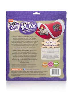 Foto 2 | Foto 2 | Tienda De Campaña Para Gatos Hartz, Solo Para Gatos, De Todas Las Razas, Que Pueden Mirar Y Jugar - Venta Internacional.