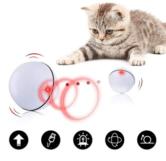 Foto 2 | Foto 2 | Pelota Rodante Automática Para Gatos Huoguo Con Luz Led Usb - Venta Internacional.