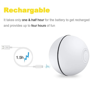 Foto 3 | Foto 3 | Pelota Rodante Automática Para Gatos Huoguo Con Luz Led Usb - Venta Internacional.
