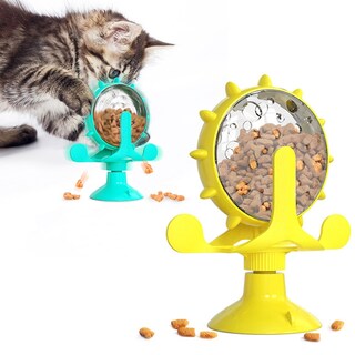 Foto 1 | Foto 1 | Juguete Interactivo Para Gatos, Molino De Viento, Productos Que Filtran Comida Para Mascotas, Estruc - Venta Internacional.
