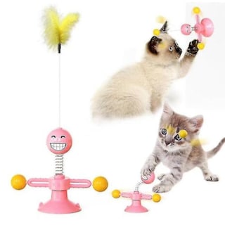 Foto 1 | Foto 1 | Tuerca Giratoria Multifuncional Para Gatos Huoguo, Rosa - Venta Internacional.