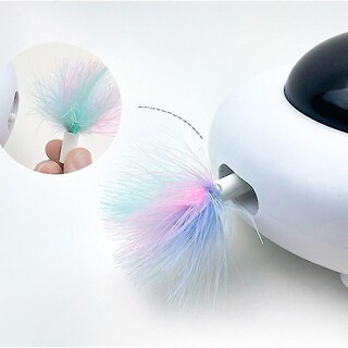 Foto 4 | Foto 4 | Pluma Giratoria Interactiva Automática Ufo De Juguete Para Gatos Huoguo - Venta Internacional.