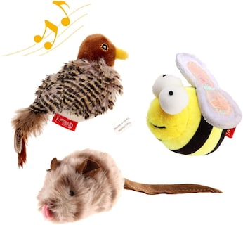 Foto 4 | Foto 4 | Set Interactivo De Juguetes Para Gatos Con Sonido Animal De Huoguo - Venta Internacional.