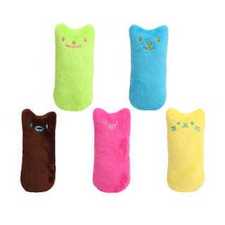 Foto 2 | Foto 2 | Juego Interactivo De 5 Juguetes De Peluche Con Forma De Pulgar Para Gatos - Venta Internacional.