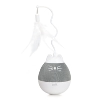 Dispensador De Golosinas Para Gatos Catit Pixi Spinner, Plateado - Venta Internacional.