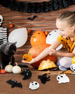 Foto 5 | Foto 5 | Peluche Para Masticar Catnip Toys Ciyvolyeen Para Halloween Con Forma De Gato, 6 Unidades - Venta Internacional.