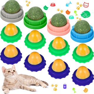 Foto 1 | Foto 1 | Pelotas De Hierba Gatera Skylety Para Gatos De Pared Con Bocadillos Para Gatos, 12 Unidades - Venta Internacional.