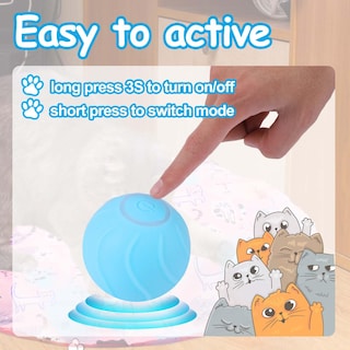 Foto 7 | Foto 7 | Juguete Interactivo Para Gatos Mity Rain Para Gatos De Interior Con Pelota - Venta Internacional.