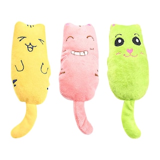 Foto 2 | Foto 2 | Juguetes Interactivos De Felpa Suave Para Catnip Cat Toys, 3 Piezas - Venta Internacional.