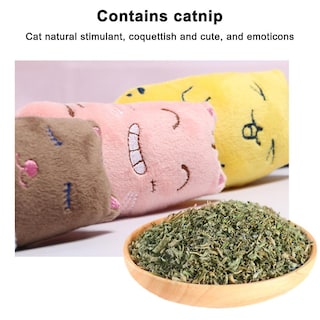 Foto 4 | Foto 4 | Juguetes Interactivos De Felpa Suave Para Catnip Cat Toys, 3 Piezas - Venta Internacional.
