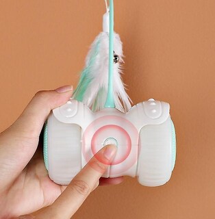 Foto 2 | Foto 2 | Coche Eléctrico Para Burlarse De Cat Toy Huoguo Con Control Remoto Led - Venta Internacional.