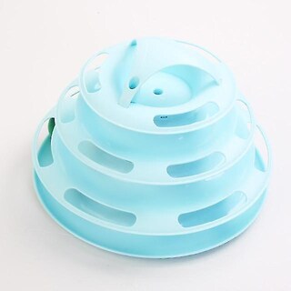 Foto 1 | Foto 1 | Torre De Juguete Para Gatos Con 5 Niveles Y Pelota Para Mascotas En Azul - Venta Internacional.