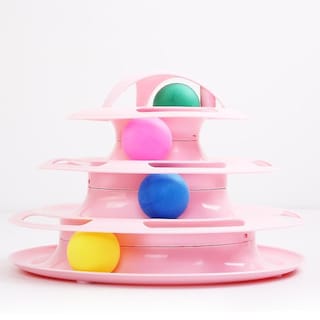 Foto 3 | Foto 3 | Torre De Juguete Para Gatos Con 5 Niveles Y Pelota Para Mascotas En Azul - Venta Internacional.