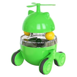 Foto 1 | Foto 1 | Divertido Vaso De Juguete Para Gatos, Educativo, Con Fugas De Comida, Verde - Venta Internacional.