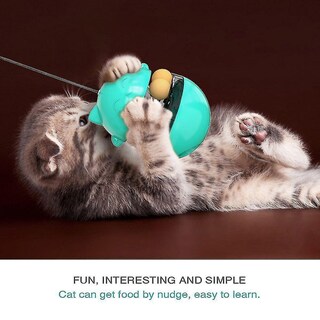 Foto 3 | Foto 3 | Juguete Para Gatos Huoguo Atractivo Con Dispensador De Comida Para Hacer Ejercicio - Venta Internacional.