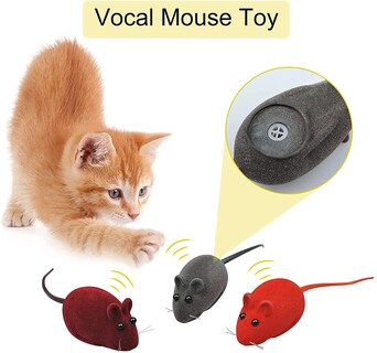 Foto 1 | Foto 1 | Juguete Para Gatos Huoguo Flocking Squeaking, 3 Unidades, Para Gatos - Venta Internacional.