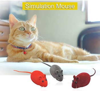 Foto 3 | Foto 3 | Juguete Para Gatos Huoguo Flocking Squeaking, 3 Unidades, Para Gatos - Venta Internacional.