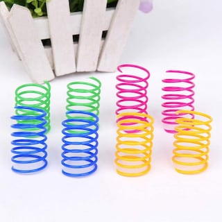 Foto 4 | Foto 4 | Cat Spring Toy Huoguo, 24 Piezas De Resortes Espirales Coloridos - Venta Internacional.