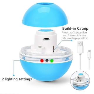 Foto 5 | Foto 5 | Juguete Para Gatos Huoguo, Colorido, Led Inteligente, Eléctrico, Con Hierba Gatera Rosa - Venta Internacional.