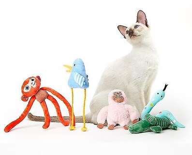 Foto 4 | Foto 4 | Juguete Para Gatos Huoguo Self Hi Catnip, Resistente A Mordeduras, Diseño De Serpiente - Venta Internacional.