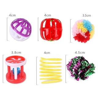 Foto 5 | Foto 5 | Kit De 20 Juguetes Plegables Para Túneles Para Gatos Cat Toys Huoguo - Venta Internacional.