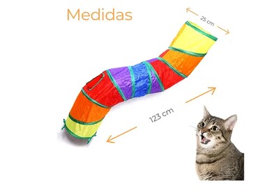 Foto 2 | Foto 2 | Juguetes Xtellar Para Gato Plumas Varita Bolas Ratones Túnel 20 Pcs
