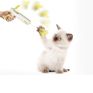 Foto 1 | Foto 1 | Pistola Divertida Con Forma De Rebote Huoguo Para Mascotas, Con Bola De Plumas, Para Mascotas - Venta Internacional.