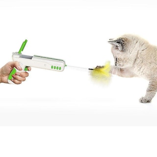 Foto 4 | Foto 4 | Pistola Divertida Con Forma De Rebote Huoguo Para Mascotas, Con Bola De Plumas, Para Mascotas - Venta Internacional.