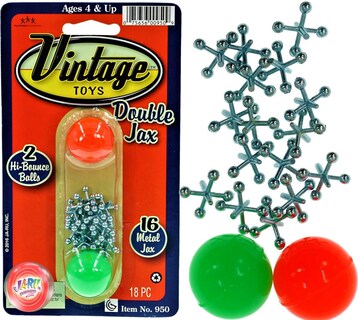 Foto 1 | Foto 1 | Juego De Conectores Metálicos Dobles Ja-ru De Vintage Toys Con 16 Jax Y 2 Bolas - Venta Internacional.