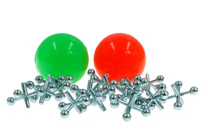 Foto 5 | Foto 5 | Juego De Conectores Metálicos Dobles Ja-ru De Vintage Toys Con 16 Jax Y 2 Bolas - Venta Internacional.