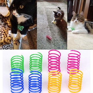 Foto 7 | Foto 7 | Cat Spring Toy Ismarten, Paquete De 60 Muelles Espirales De Plástico - Venta Internacional.