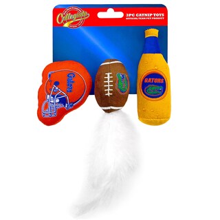 Foto 1 | Foto 1 | Juego De Juguetes De Felpa Para Gatos Florida Gators De La Ncaa, 3 Piezas Con Hierba Gatera - Venta Internacional.