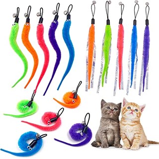 Foto 3 | Foto 3 | Recambios De Juguete Con Forma De Gusano Para Gatos Tienailing, 15 Piezas, Para Varitas - Venta Internacional.