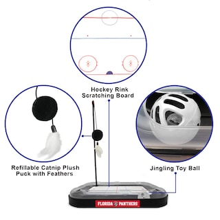 Foto 3 | Foto 3 | Juguete Para Rascar Gatos Pets First Nhl Florida Panthers Hockey - Venta Internacional.