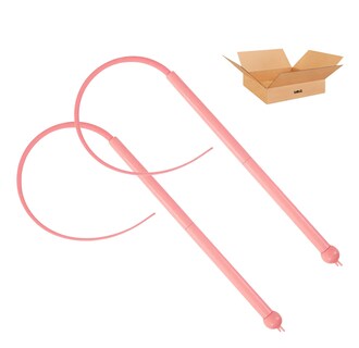 Foto 1 | Foto 1 | 2pz Juguete Interactivo Lab.g Para Gatos Cola De Rata De Silicona Rosa