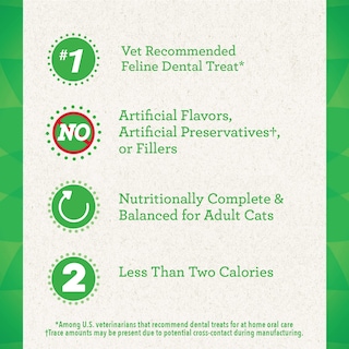 Foto 2 | Foto 2 | Cat Treats Greenies Feline Para El Cuidado Dental Para Adultos Color Salmón 60 G - Venta Internacional.