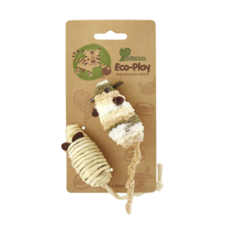 Foto 1 | Foto 1 | Naturance Ecoplay Juguete Ratón Para Gato Con 2 Piezas