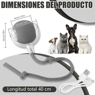 Foto 2 | Foto 2 | Pelota Interactiva Eléctrica Xtellar Para Gatos - Diversión Garantizada 360°