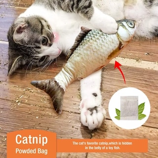 Foto 2 | Foto 2 | Juguete Eléctrico para Gato con Catnip Eo Safe Imports ESI-7831 Multicolor - Pez