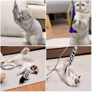 Foto 1 | Foto 1 | Juguete Creativo Para Mascotas, Divertido Simulador De Palo De Gato, Golpeando Peces - Venta Internacional.