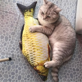 Foto 4 | Foto 4 | Juguete Para Gatos, Peces, Hierba Gatera, Menta, Mascota Interactiva, 20 Cm - Venta Internacional.