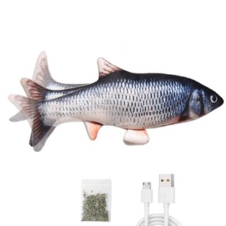 Foto 1 | Foto 1 | Juguete Para Gatos Leven Flopping Cat Kicker Fish Con Hierba Gatera Para Perros Pequeños - Venta Internacional.