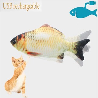 Foto 1 | Foto 1 | Juguete Para Gatos Huoguo Flopping Fish Moving Cat Kicker Con Hierba Gatera - Venta Internacional.