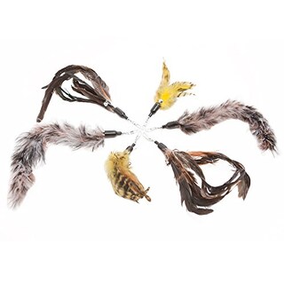 Foto 6 | Foto 6 | Recambio De Plumas Para Juguetes Para Gatos, Paquete De 6 Unidades, Natural Pet Company - Venta Internacional.