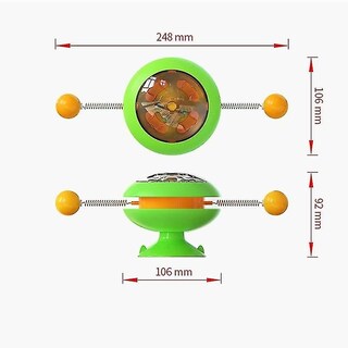 Foto 3 | Foto 3 | Mesa Giratoria Con Forma De Molino De Viento De Juguete Para Gatos Con Base De Ventosa - Venta Internacional.