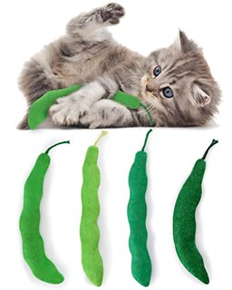 Foto 1 | Foto 1 | Juguete De Hierba Gatera Ciyvolyeen Green Bean Para Gatos Y Gatitos - Venta Internacional.