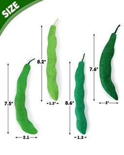 Foto 3 | Foto 3 | Juguete De Hierba Gatera Ciyvolyeen Green Bean Para Gatos Y Gatitos - Venta Internacional.