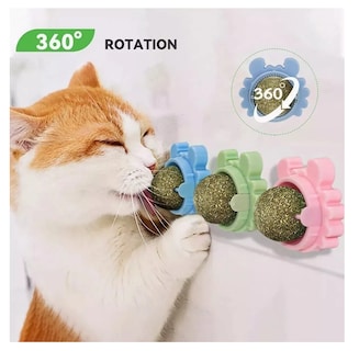 Foto 5 | Foto 5 | Bola Giratoria Con Hierba Gatera De Juguete Para Gatos, 6pz
