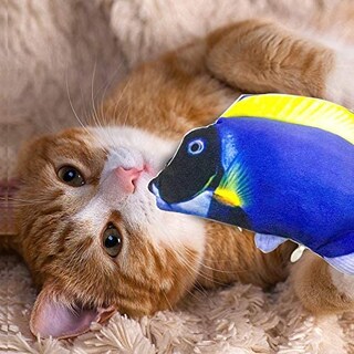 Foto 4 | Foto 4 | Juguete Eléctrico Con Forma De Pez Gato Con Hierba Gatera Para Mascotas Huoguo - Venta Internacional.